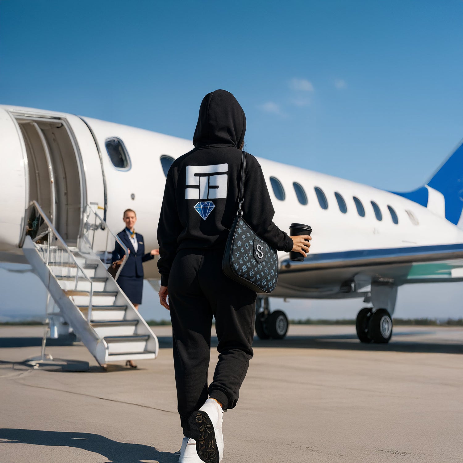 splash-ice-bph-diamond-hoodie-and-monogram-bag-airport-style-boarding-private-jet-symbolizing-luxury-travel-and-confidence